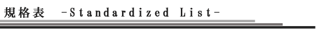 Standardized List